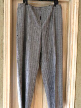 NWT Jones New York Collection Woman Gray Dress Slacks /Trousers/Pants Size 20W